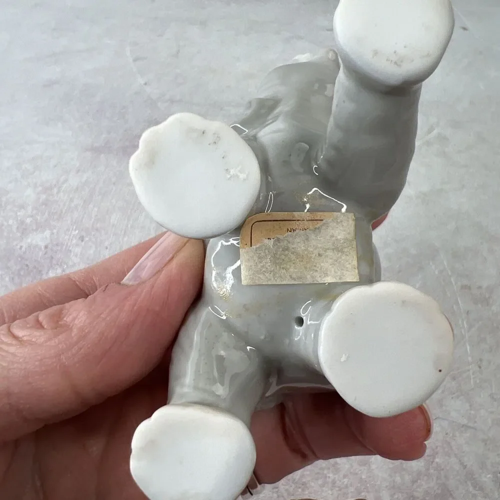Vintage George Good‎ Miniature Porcelain Elephant Figurine